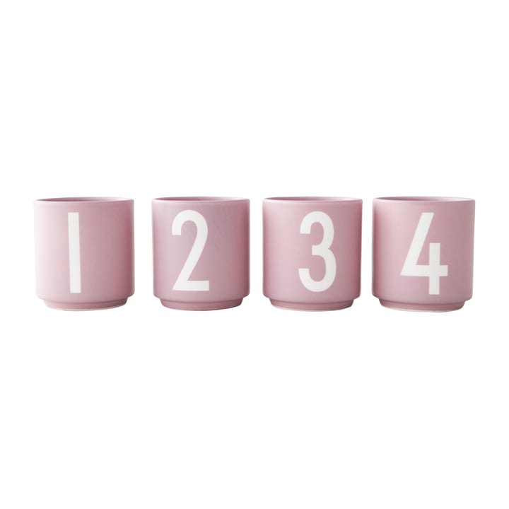 Mini Cups Becher 4er Set - Lavender - Design Letters