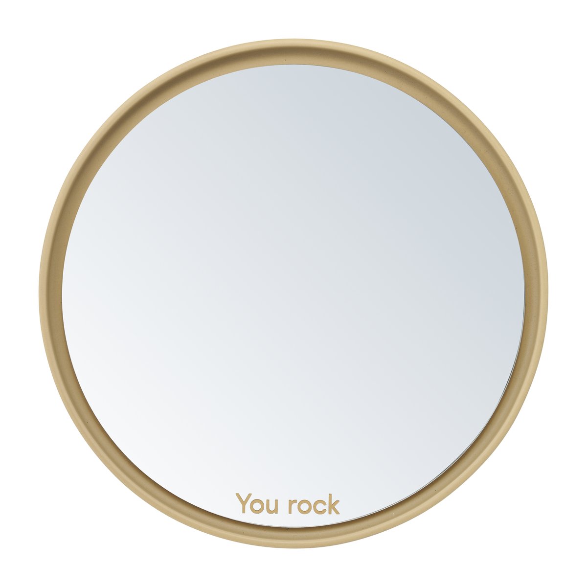 Design Letters Mirror Mirror Tischspiegel o21cm Beige