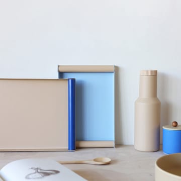Ray Serviertablett large - Beige-blue - Design Letters