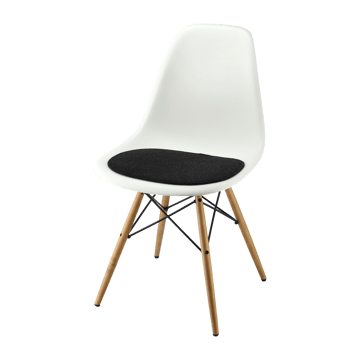 Eames DSR/DSW Kissen - Antracit - Designers Eye