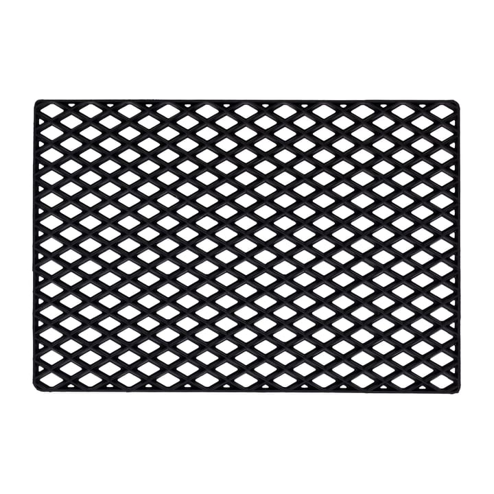 Black grid Fußabstreifer - 45 x 75cm - Dixie