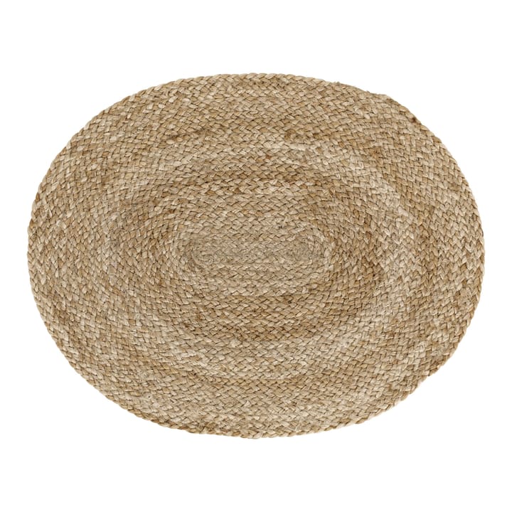 Braided Platzdecke oval - Natur - Dixie