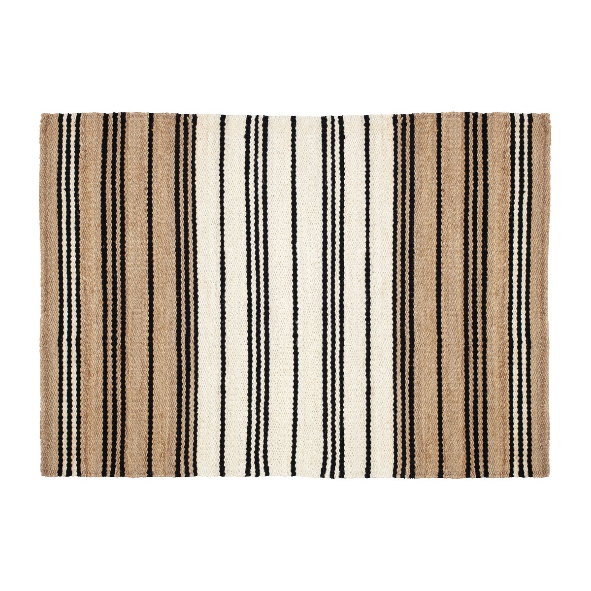 Dixie Elin Jute-Teppich gestreift 160 x 230 cm
​