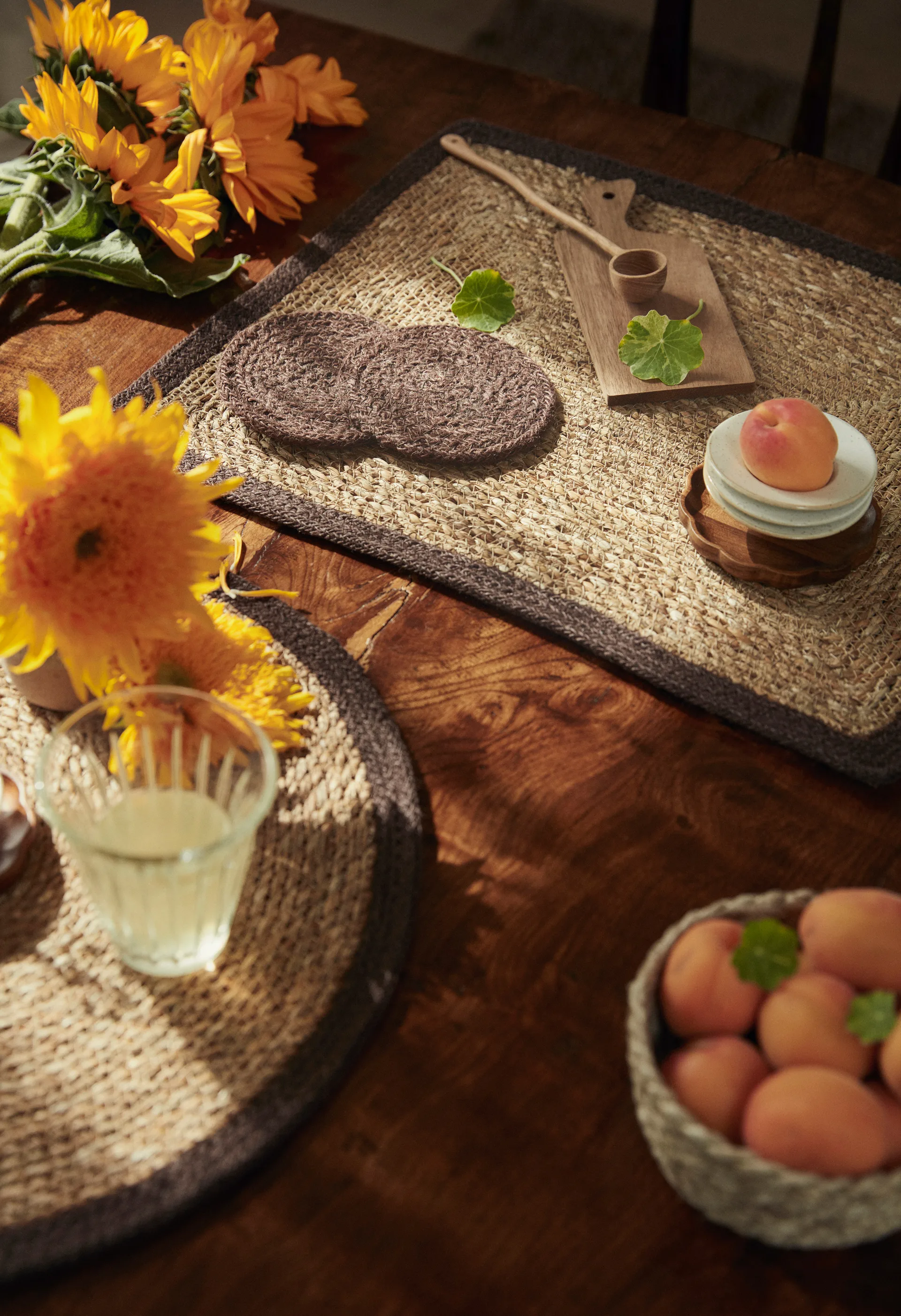 Ella Glasuntersetzer Ø10,5cm 6er Pack, Pure brown Dixie