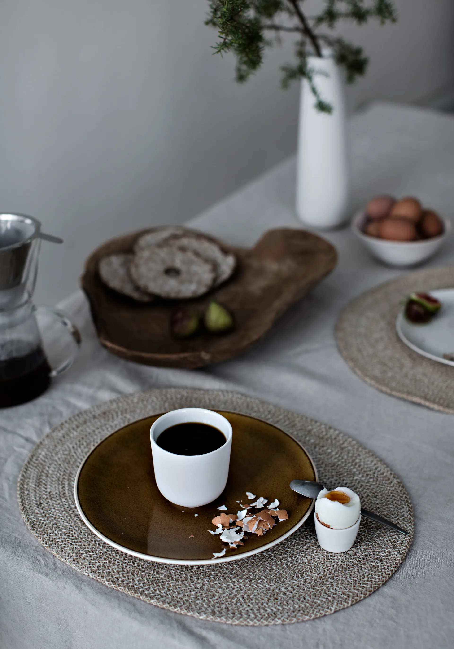 Ella Platzdecke oval, Beige Dixie