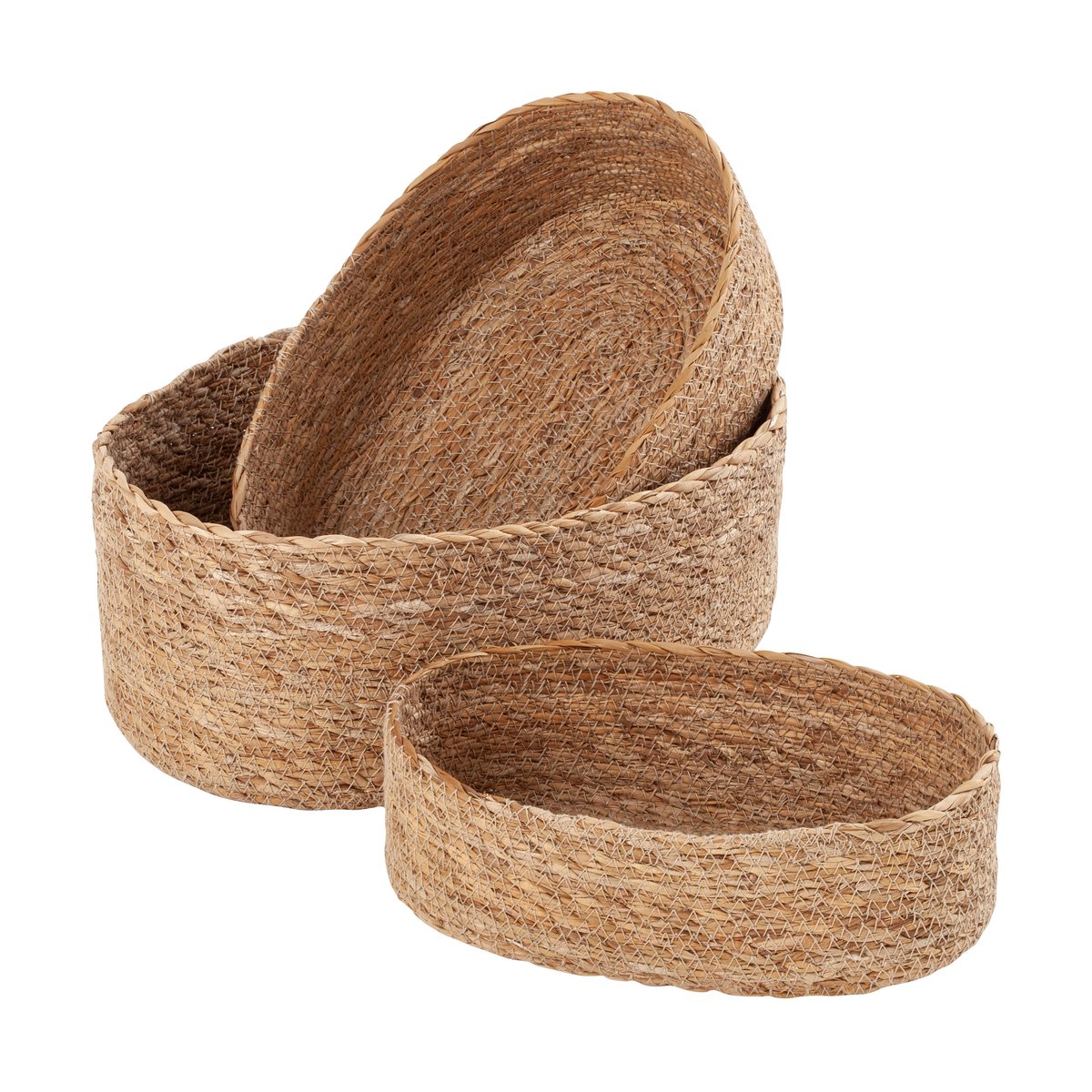 Dixie Emil Brotkorb oval 3er Pack Natural