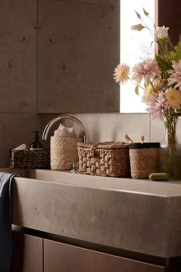 Emil Verwahrungskorb 3er Pack small - Natur-schwarz - Dixie