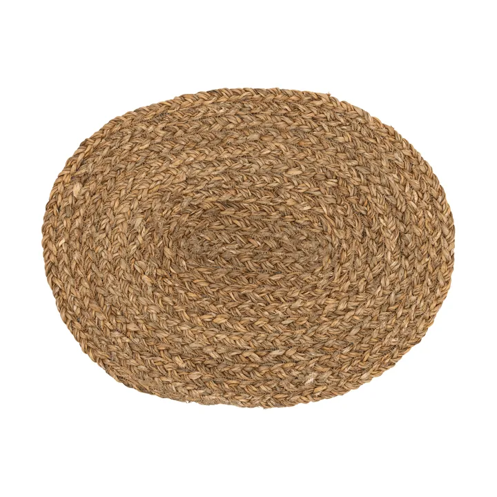 Esther Tischset geflochten oval - Seegras, 45x35 cm - Dixie