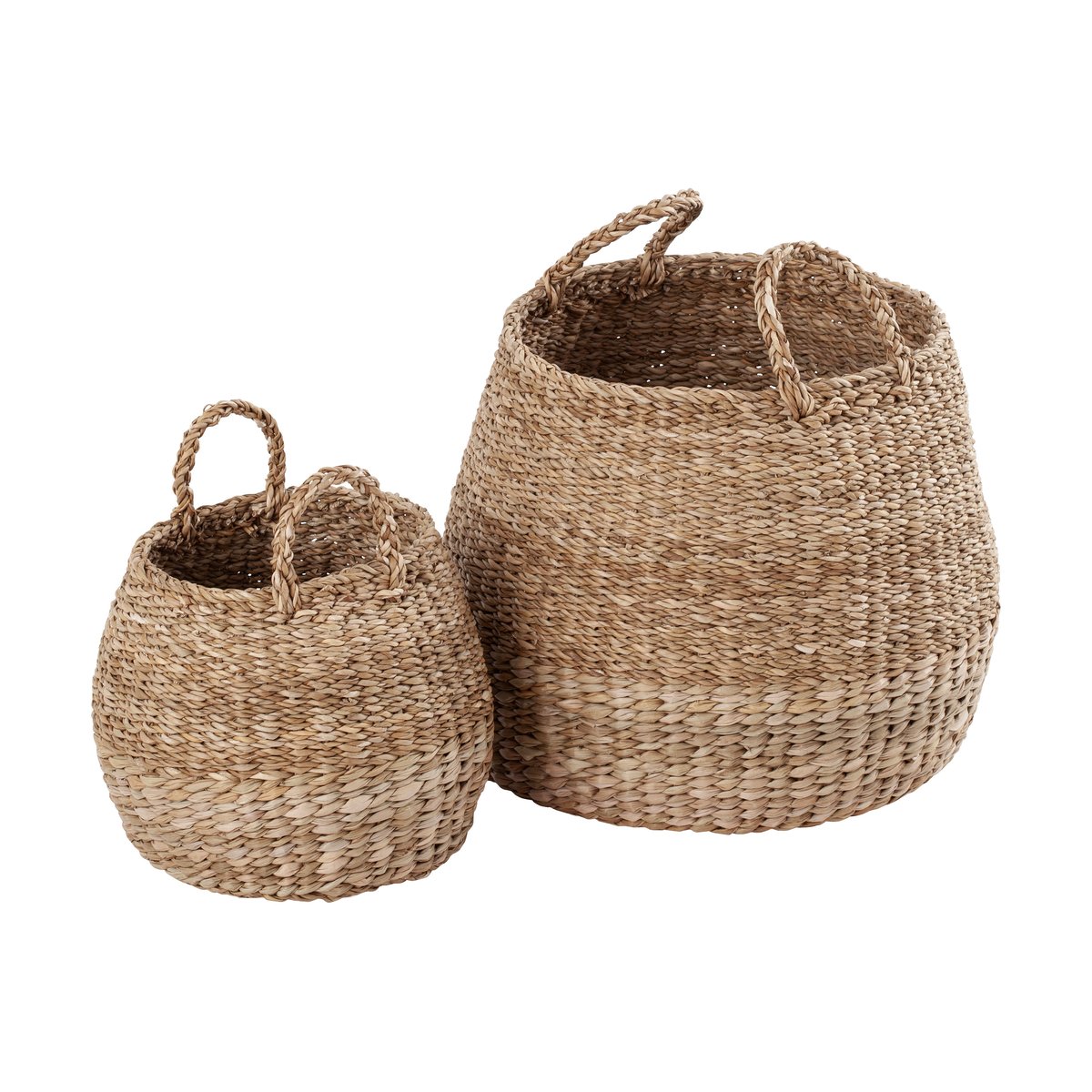 Dixie Esther Verwahrungskorb mit Henkel 2er Pack Natural