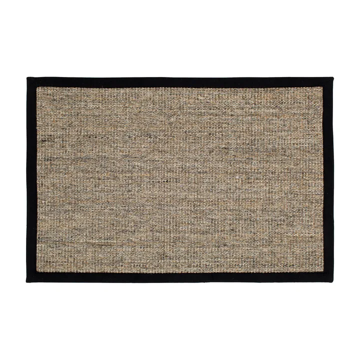 Jenny Sisal Fußmatte - Natur-schwarz, 60x90 cm - Dixie