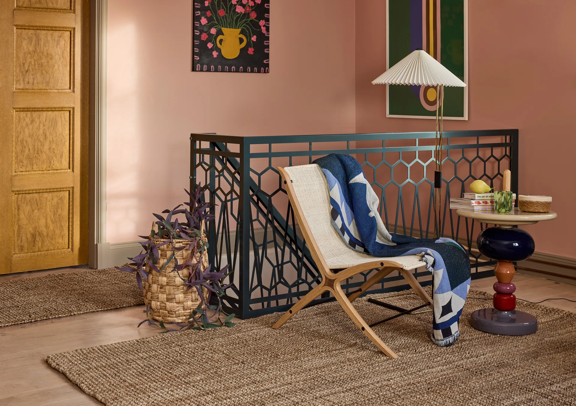 Lily High Aufbewahrungskorb 2-teilig, Natural Dixie