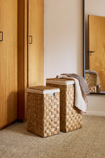 Lily Wäschekorb rechteckig 2-teilig - Natural - Dixie