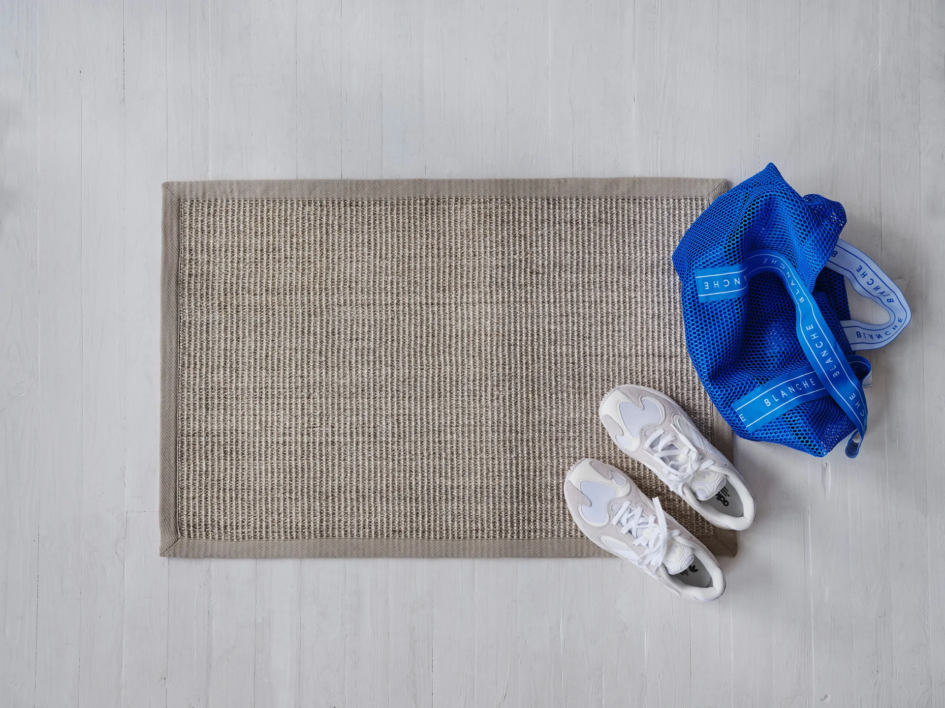 Sisal Fußabstreifer grau, 60 x 90cm Dixie