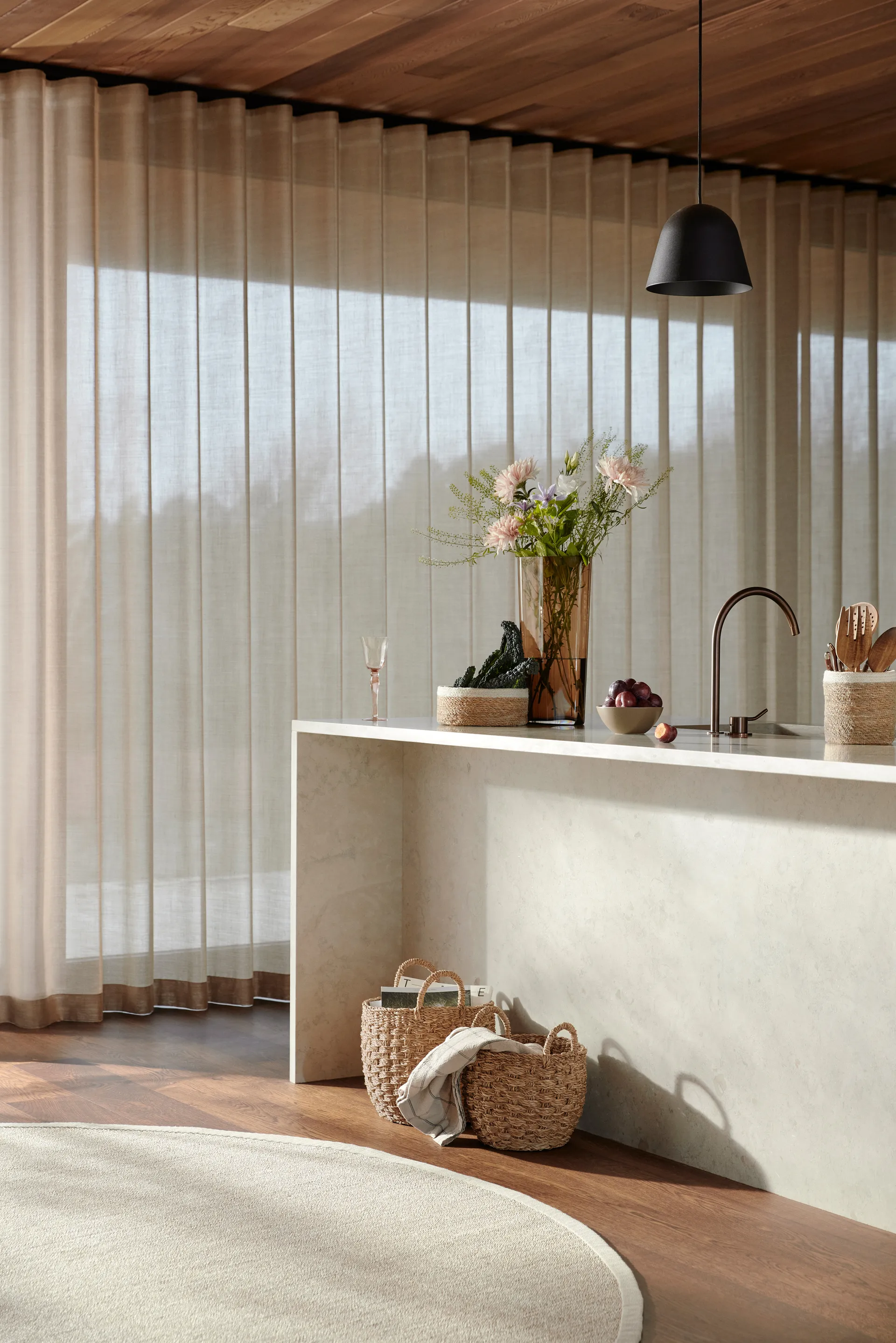 Sisal Teppich rund marble, Ø250cm Dixie