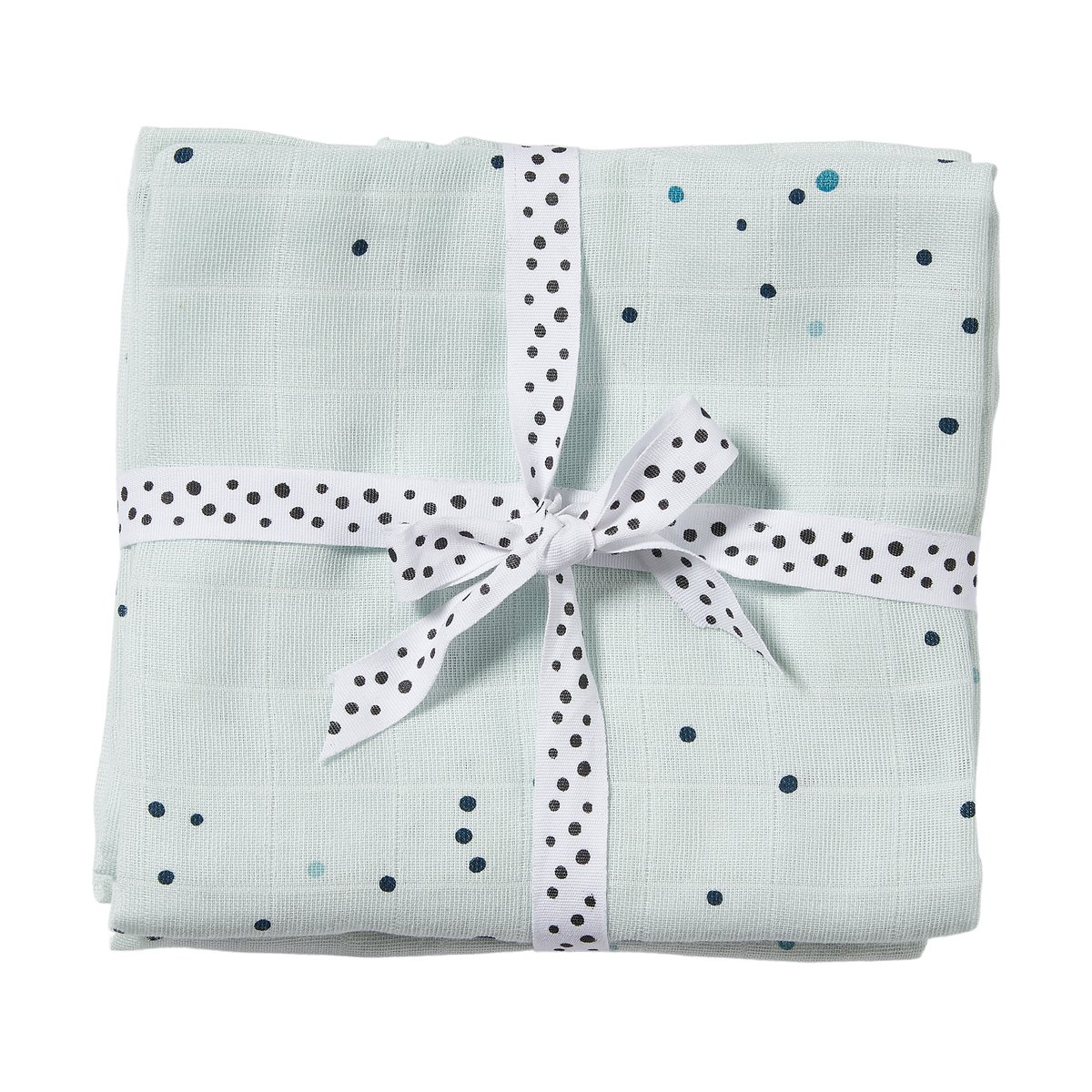 Done by deer Dreamy Dots Babydecke 120x120 cm 2er-Pack Blue