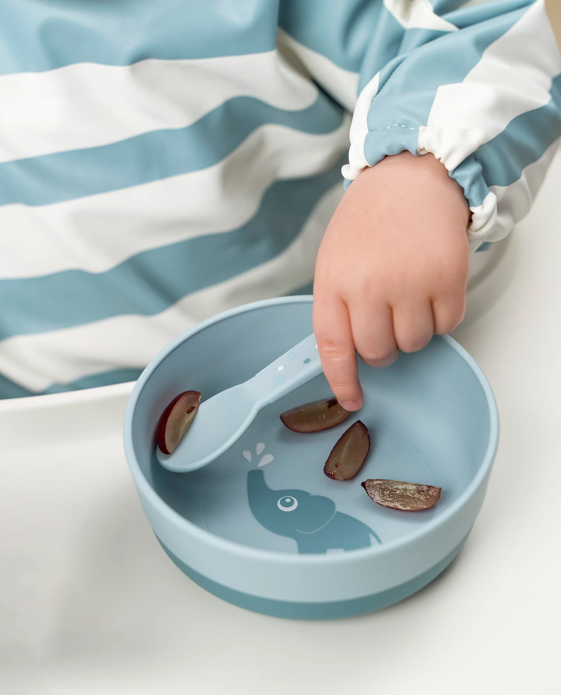 Happy Dots Foodie Besteckset 3 Teile, Blue Done by deer