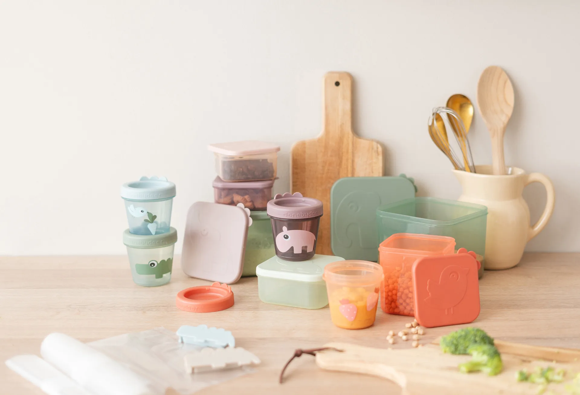 Ozzo Lunchbox 3er-Pack, Powder Done by deer