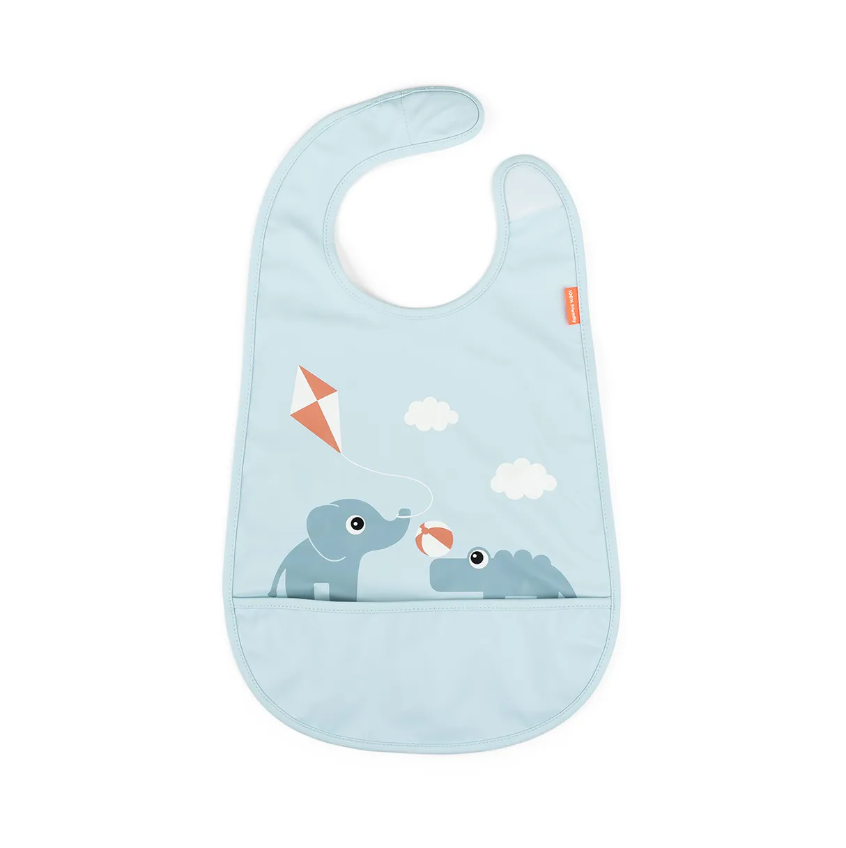 Playground Lätzchen mit Klettverschluss, Blue Done by deer