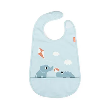 Playground Lätzchen mit Klettverschluss - Blue - Done by deer