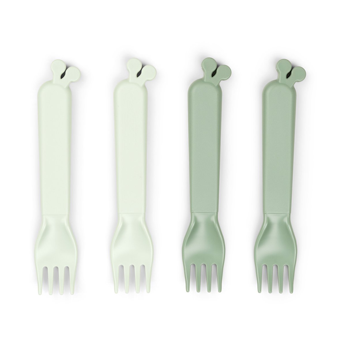 Done by deer Raffi Kiddish Gabel 4er-Pack Green