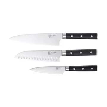 Asama Messer-Set - Edelstahl, 3-teilig - Dorre