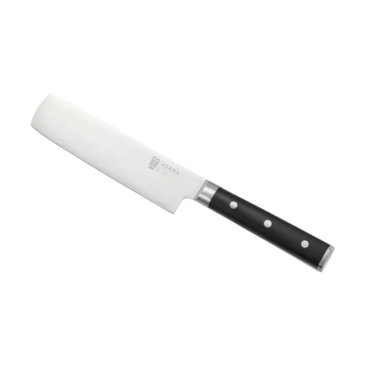 Asama Nakiri Gemüsehacker - Edelstahl, Schwarz, 31 cm - Dorre