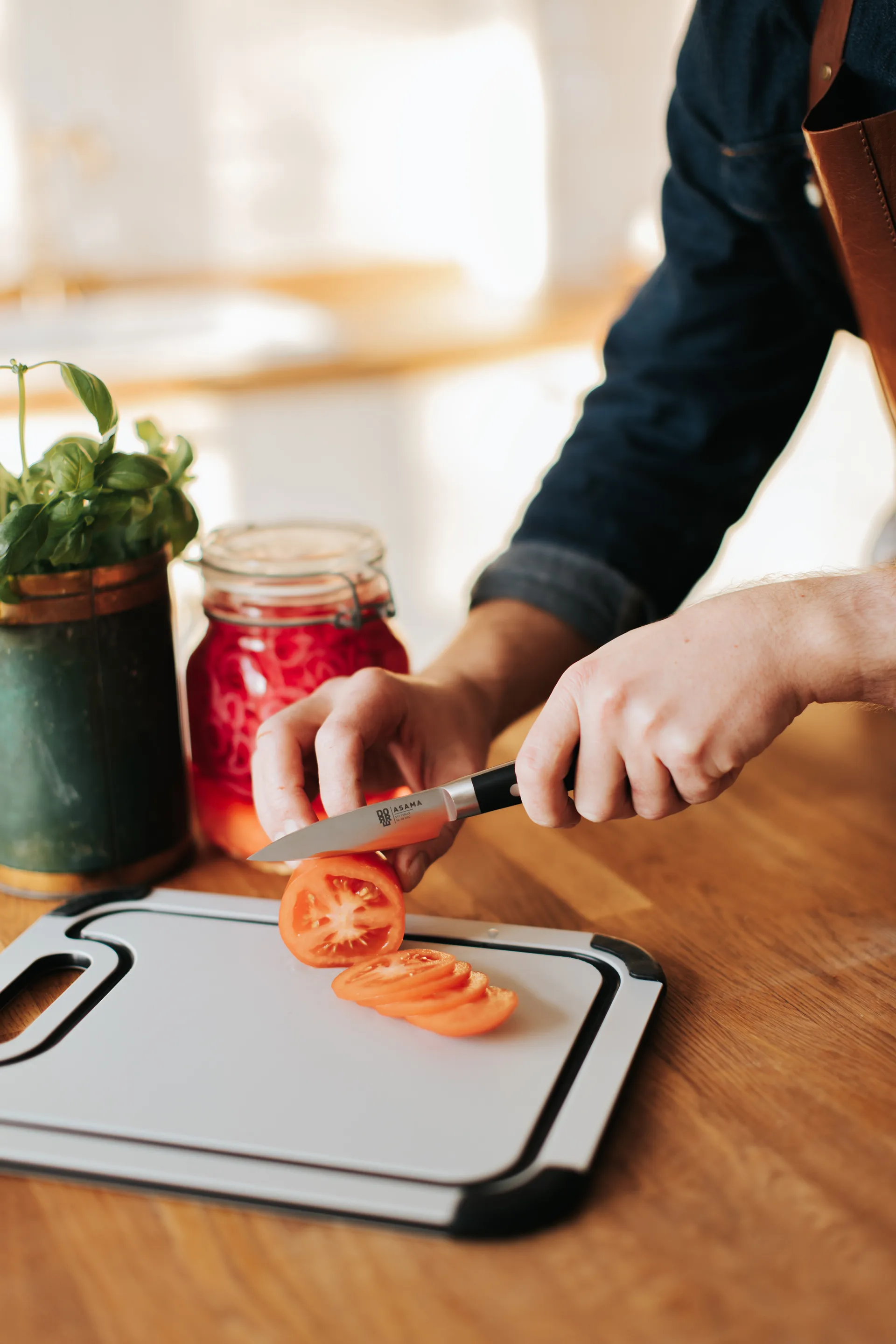 Asama Schälmesser 8 cm, Edelstahl Dorre