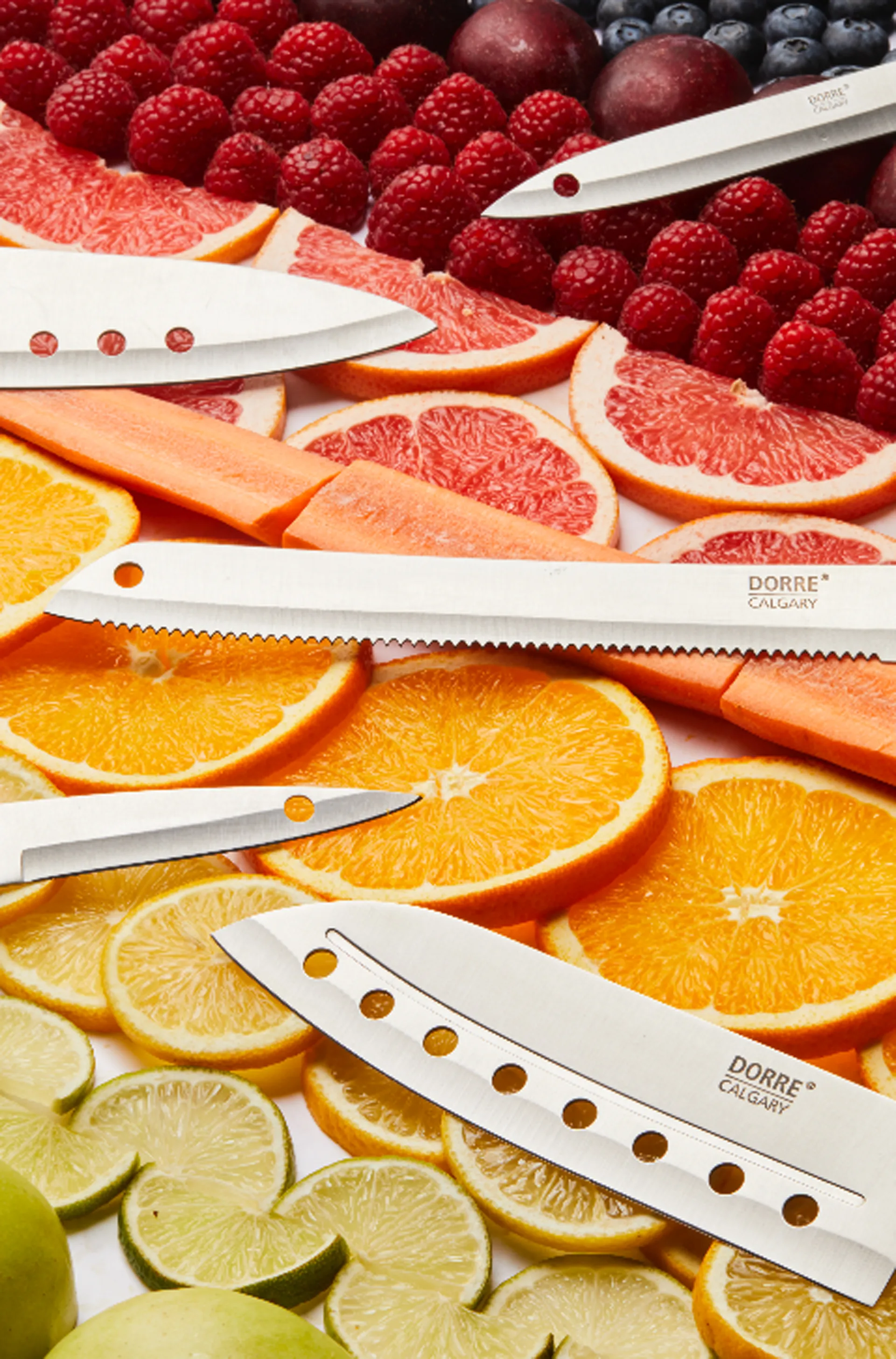 Calgary Messerset 5-teilig, Edelstahl Dorre