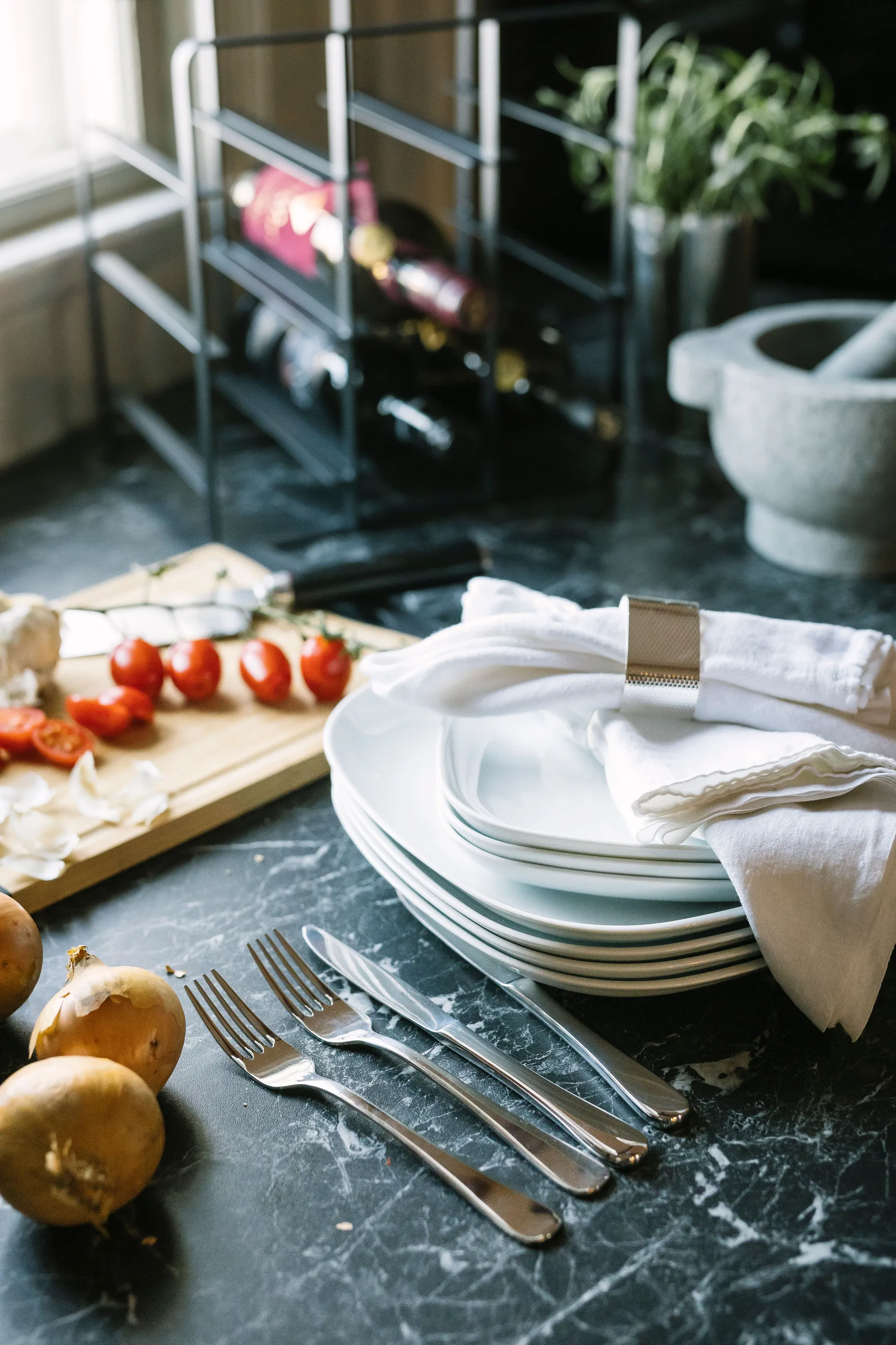 Classic Besteckset Edelstahl, 60 Teile Dorre