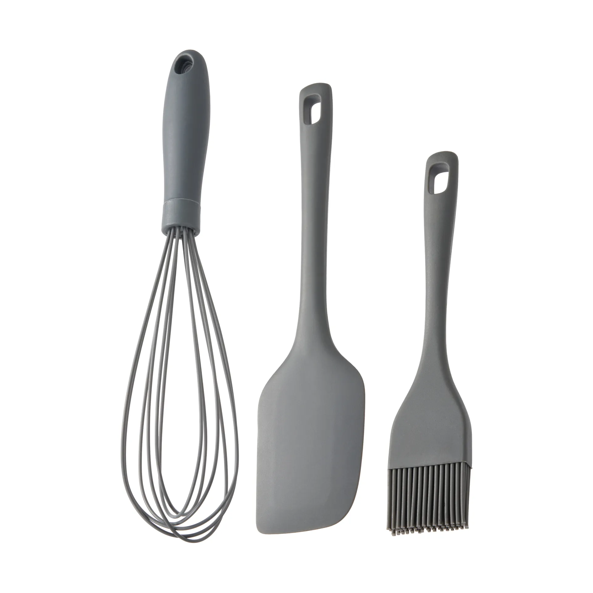 Cookie Utensilienset, Grau, Silikon, 3-teilig Dorre