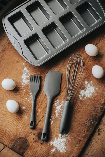 Cookie Utensilienset - Grau, Silikon, 3-teilig - Dorre