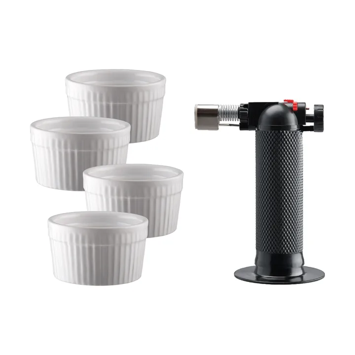 Feuer-Brulee-Set - Keramik, 5-teilig - Dorre