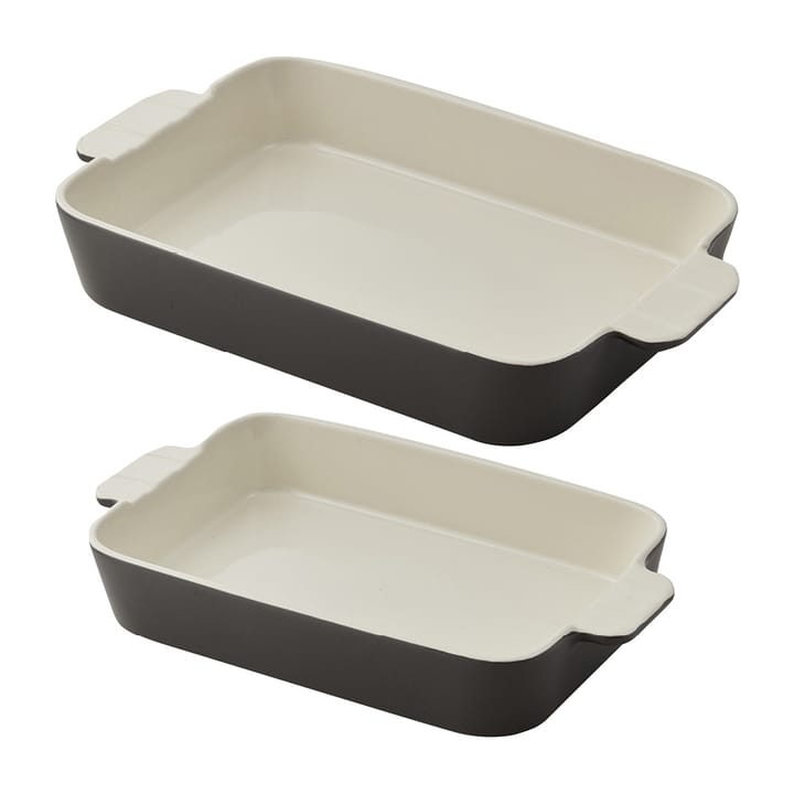 Gray Auflaufform 2-teilig, Grau Dorre
