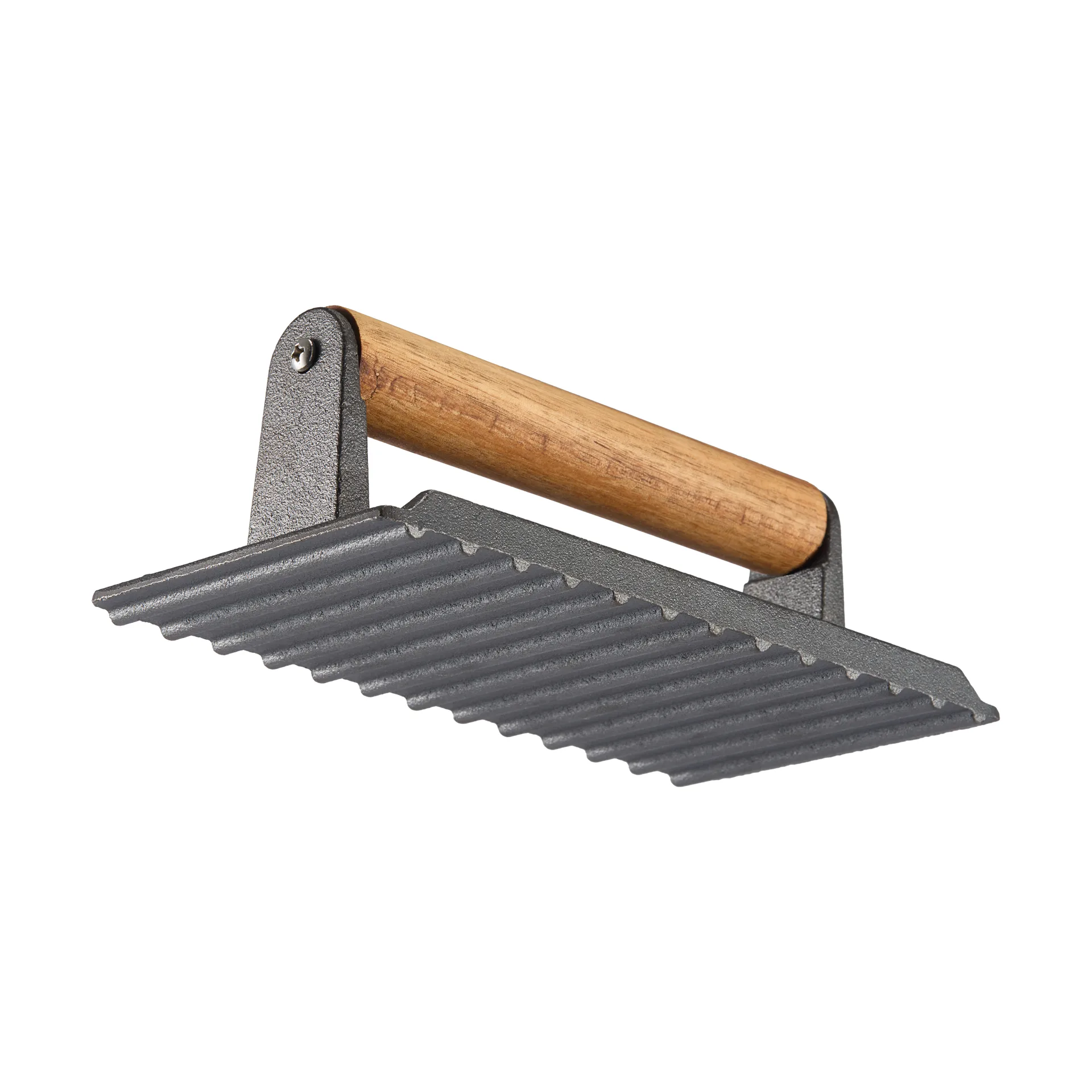 Griffin Grillpresse/Steckgewicht, Gusseisen, Holzgriff, 20×10 cm Dorre