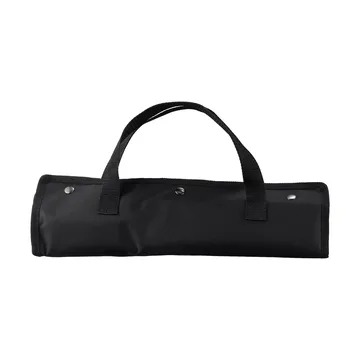 Kadi Messertasche - Schwarzes Nylon, 5 Messerfächer - Dorre