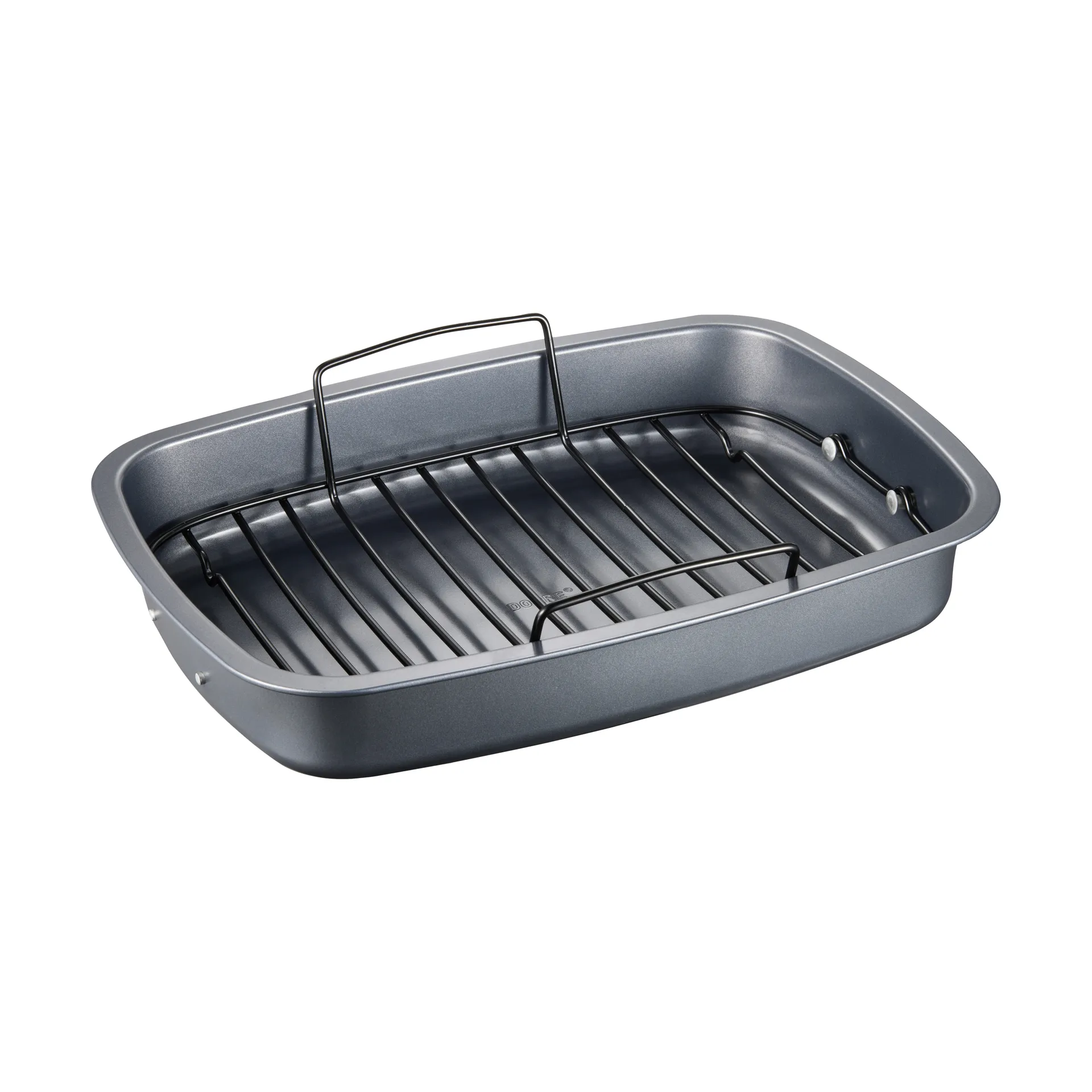 Karabo Backblech mit Gitter 45,5 cm, Kohlenstoffstahl Dorre