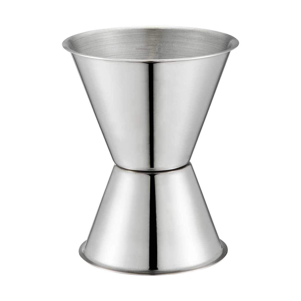 Dorre Maya wendbares Messglas 4-6 cl Silber
