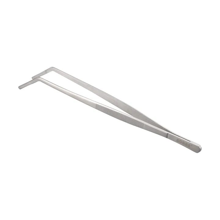 Miah Lebensmittelpinzette gebogene Spitze 24x2,5 cm - Edelstahl - Dorre