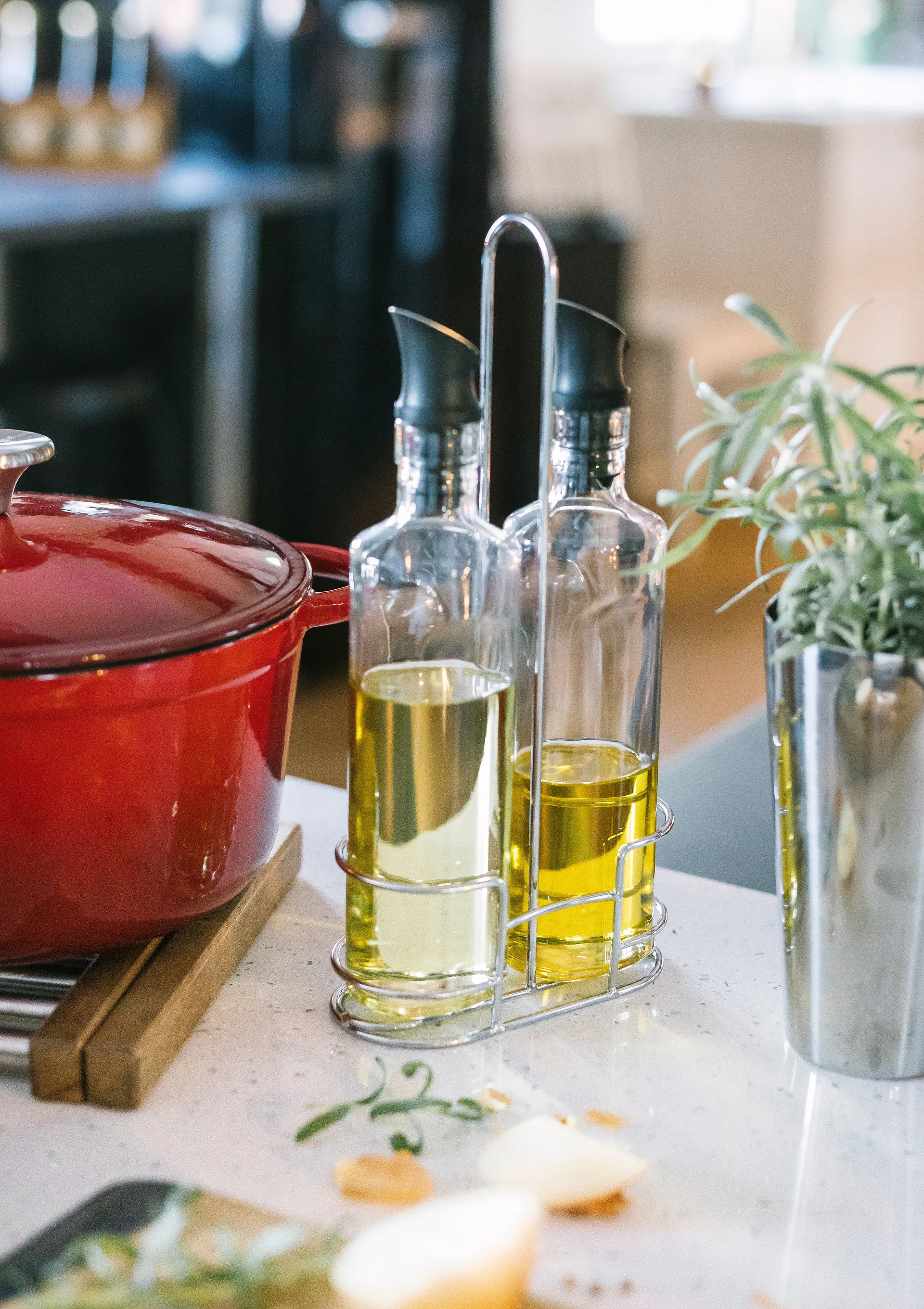 Olive Öl- und Essigset 35cl, Glas Dorre