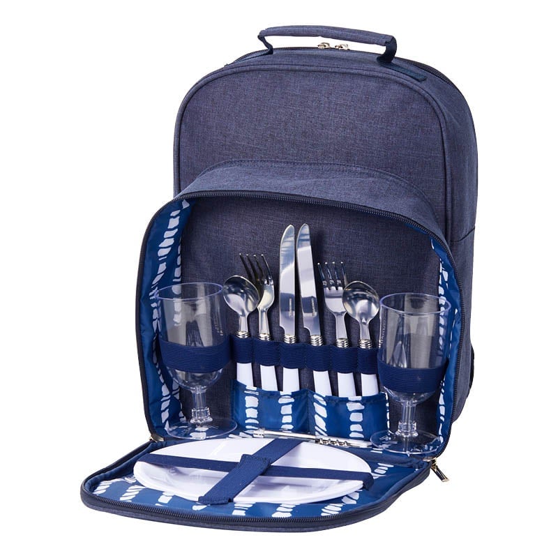 Dorre Peri Picknickrucksack für 2 Personen Blau