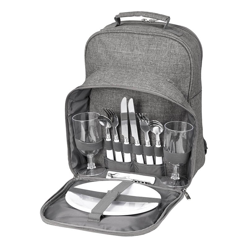 Dorre Peri Picknickrucksack für 2 Personen Grau