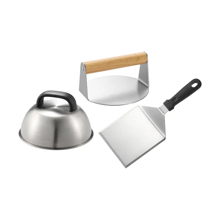 Sarika Smashburger-Set - Edelstahl, 3-teilig - Dorre