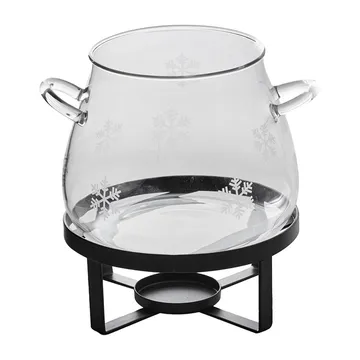 Schneeflocken Glühwein-Pott 1,2 L - Glas - Dorre