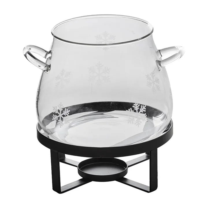 Schneeflocken Glühwein-Pott 1,2 L - Glas - Dorre