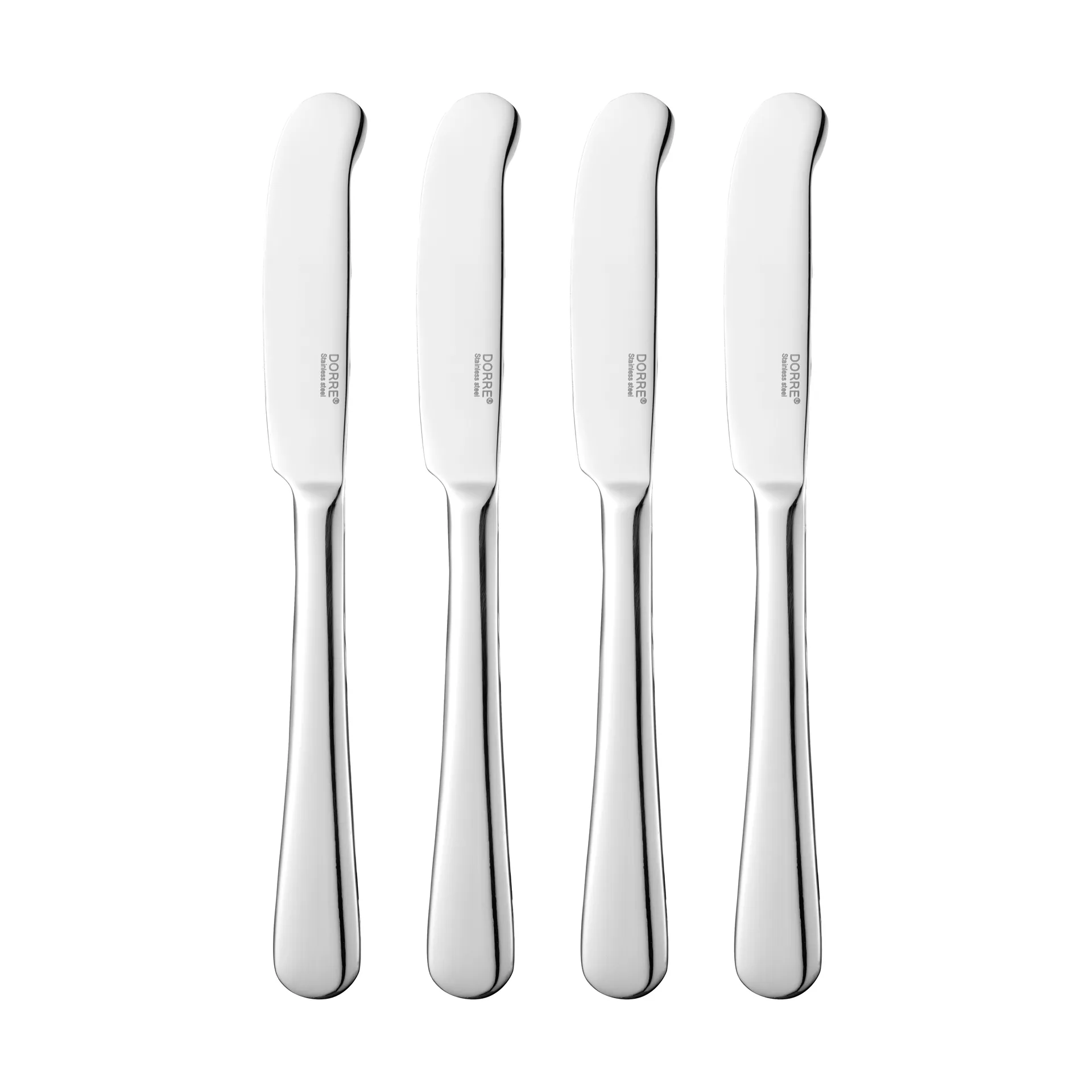 Sheli Buttermesser, Edelstahl, 4er-Pack, 16,2 cm Dorre