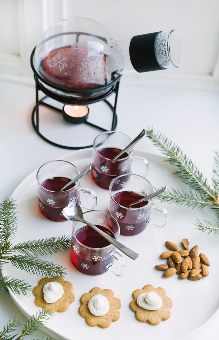 SnöStern Glühweinflasche 1,3 L, Glas-Eisen Dorre