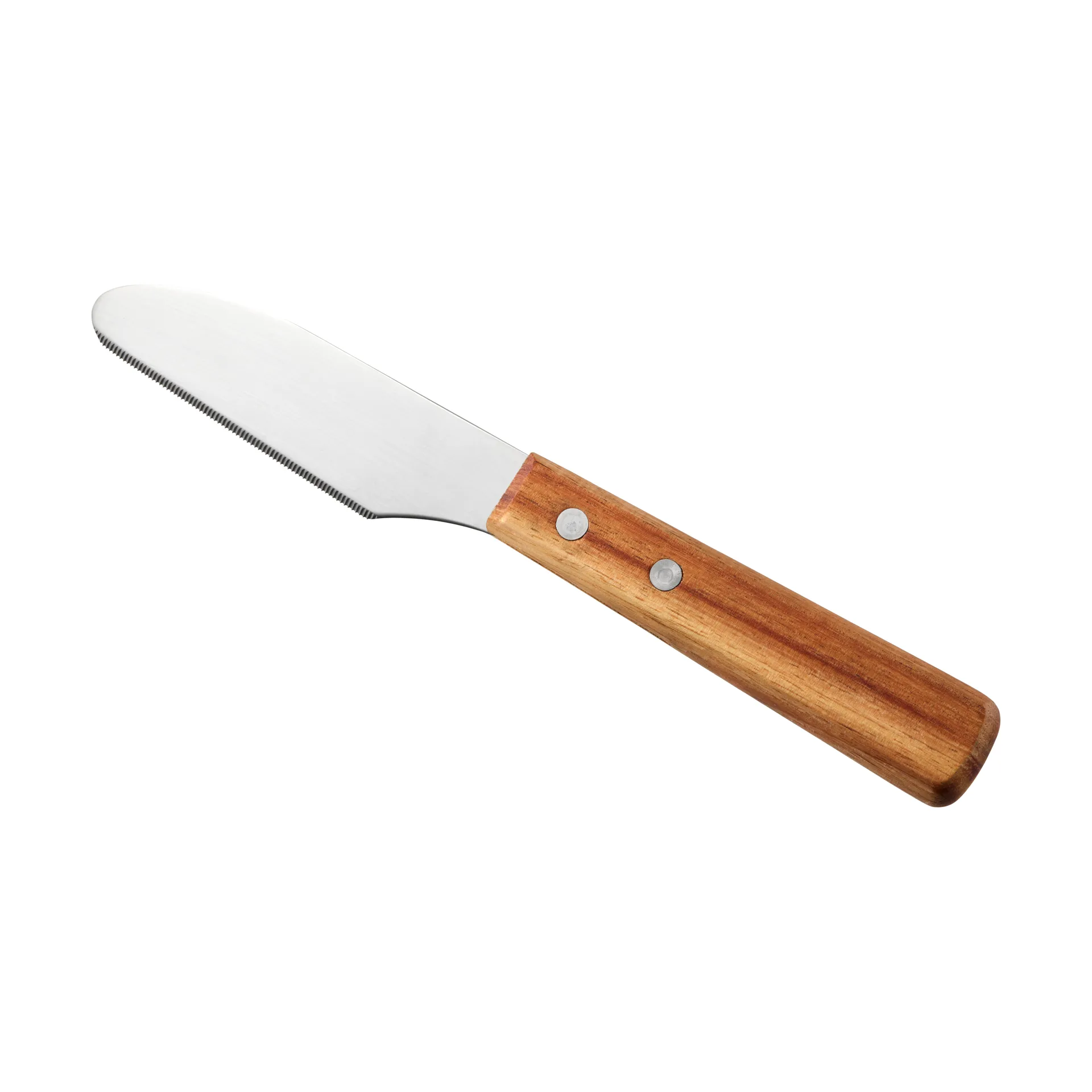 Sylvia Buttermesser, Edelstahl, Holzgriff, 22 cm Dorre