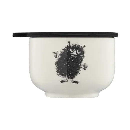 Mumin Schüssel mit Deckel Ø7 cm, Weiß Dsignhouse x Moomin