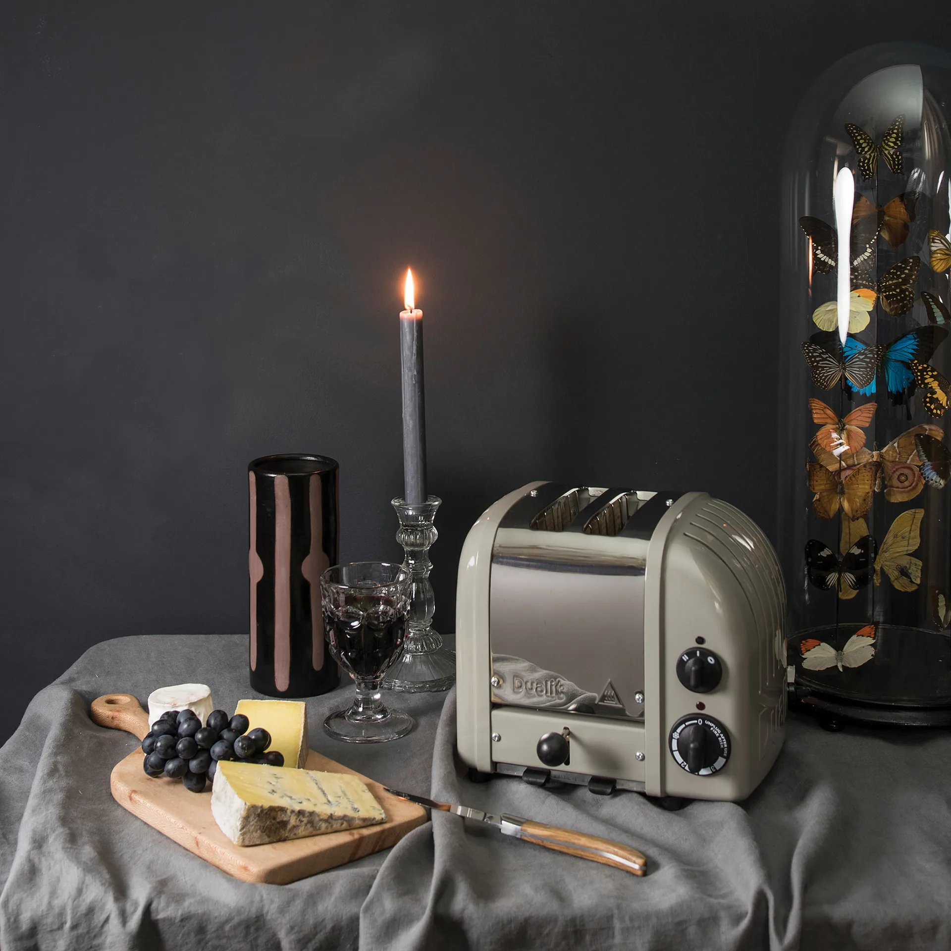 Toaster Classic 2 Scheiben, Grau Dualit