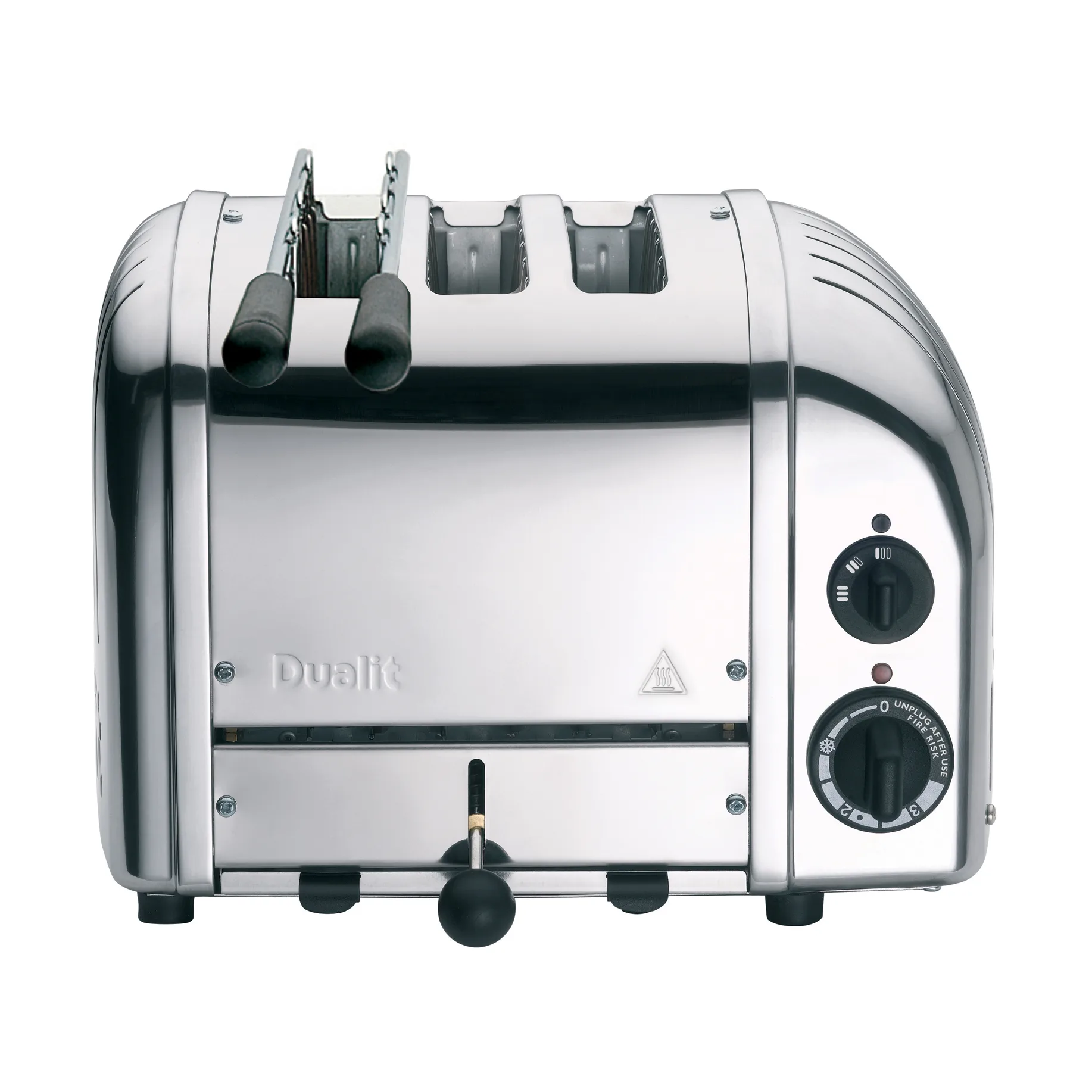 Toaster Classic Combi 2+1 Scheiben und Toastgitter, Edelstahl Dualit